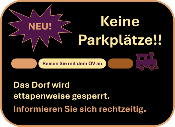 Keine Parkplatze Strassensperre